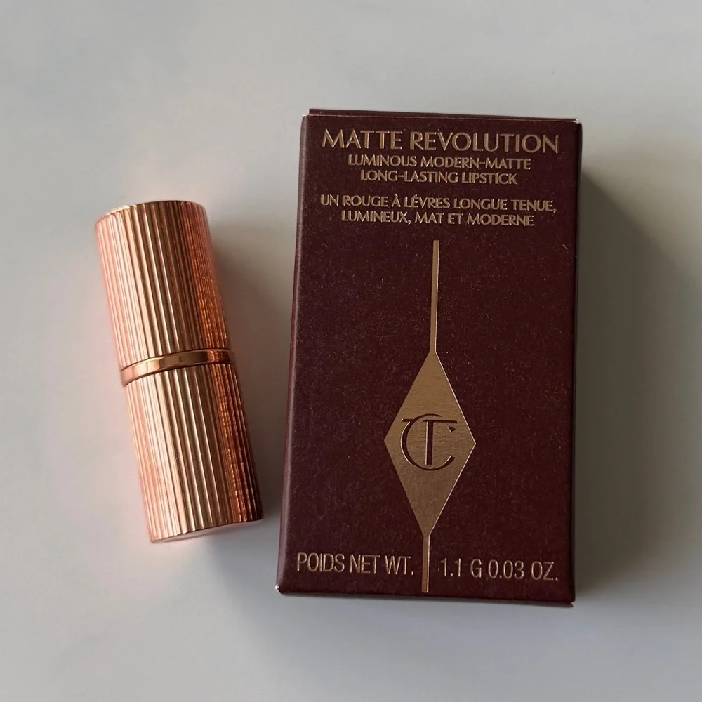 Charlotte Tilbury Matte Revolution Mini Lipstick in Pillow Talk